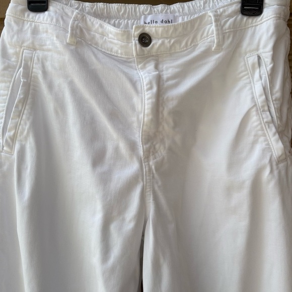 Bella Dahl Claire Cropped Pants in White Size Small - Picture 4 of 7